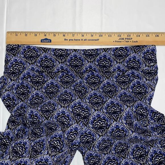 Charter Club Pant Shop Cambridge Slim Pull on Stretch Damask Print Sz 12 floral - Picture 2 of 10